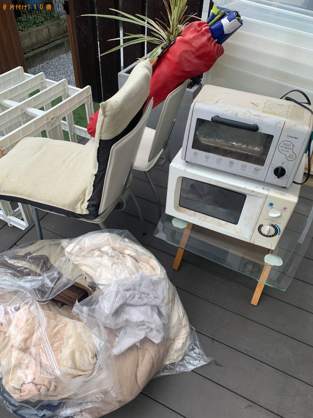 【栃木市】ソファー、衣装ケース、椅子、ローテーブル等の回収・処分