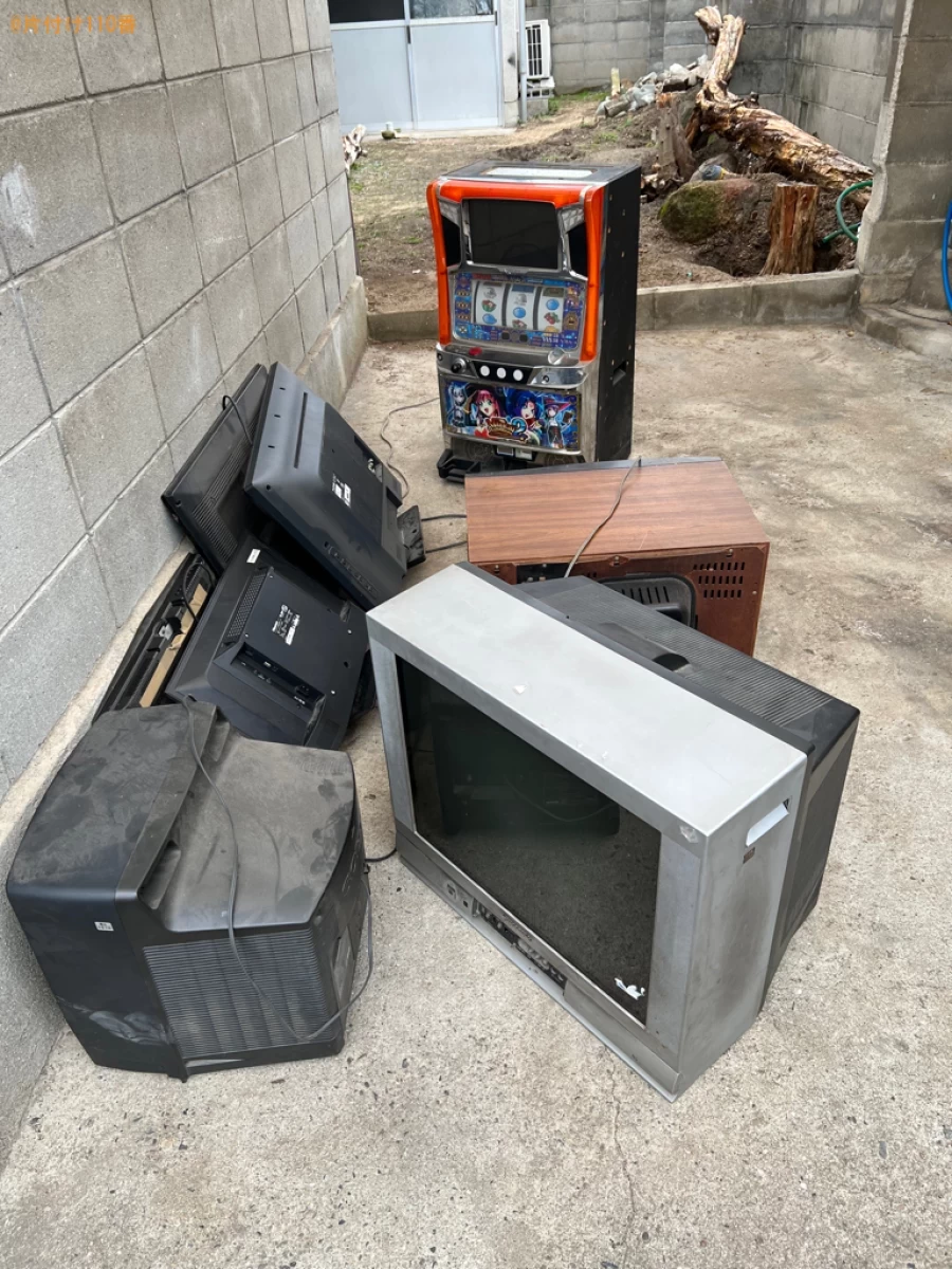 スロット台、液晶テレビ、ブラウン管テレビの回収・処分ご依頼