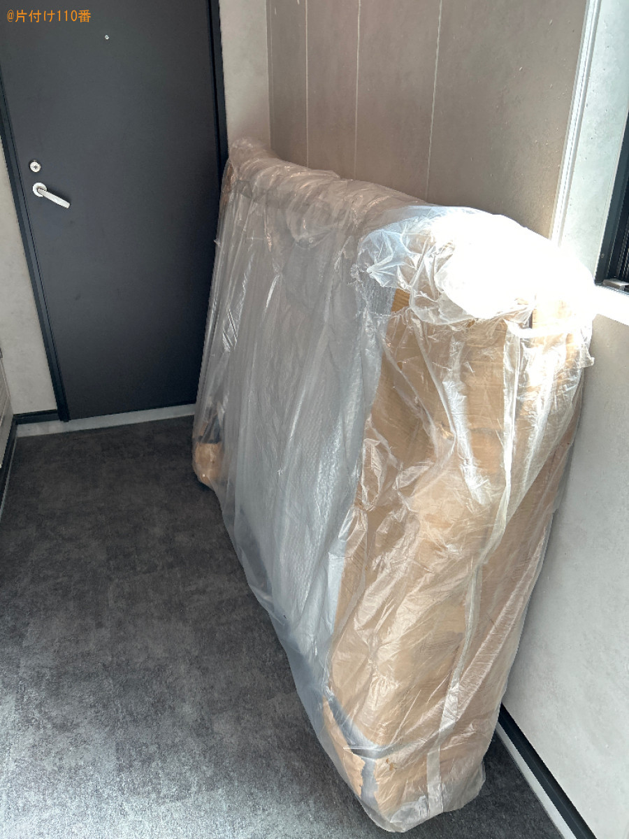 マンションの玄関ドア前から部屋までソファを搬入する作業ご依頼