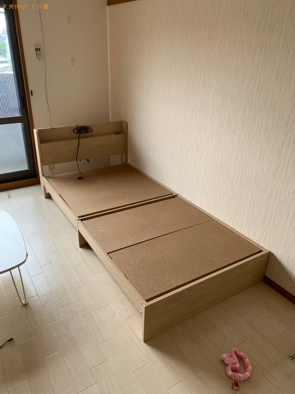 【小山市】マットレス付きシングルベッド、冷蔵庫、洗濯機等の回収