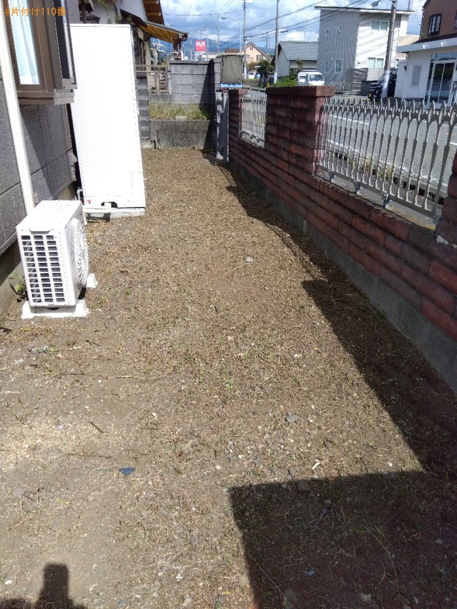 草抜き作業ご依頼　お客様の声